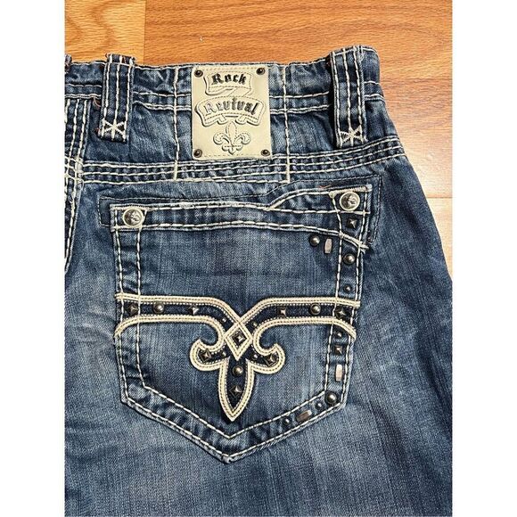 Y2K Rock Revival Alex Relaxed Straight Jeans - Picture 4 of 8